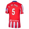 Original Trikotsatz Atlético Madrid R. De Paul 5 Heimtrikot 2024-25 Für Kinder